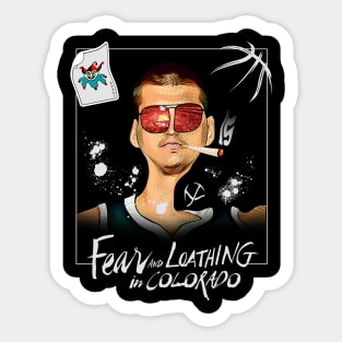 Fear and Loathing in Colorado Sticker